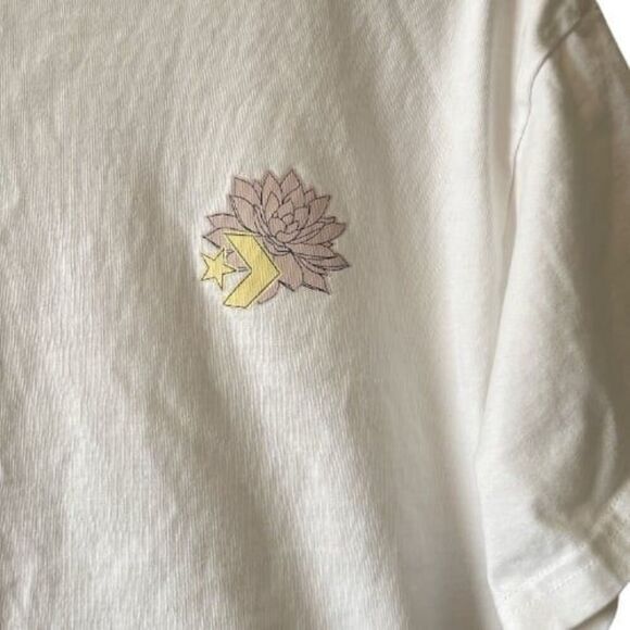 Converse Desert Rave Oversized Art T-Shirt Women’s Small Cotton Midweight - Picture 2 of 7